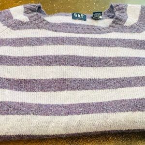 GAP Vintage Purple 💜 Candy Cane Striped Sweater EUC NWOT SZ Medium